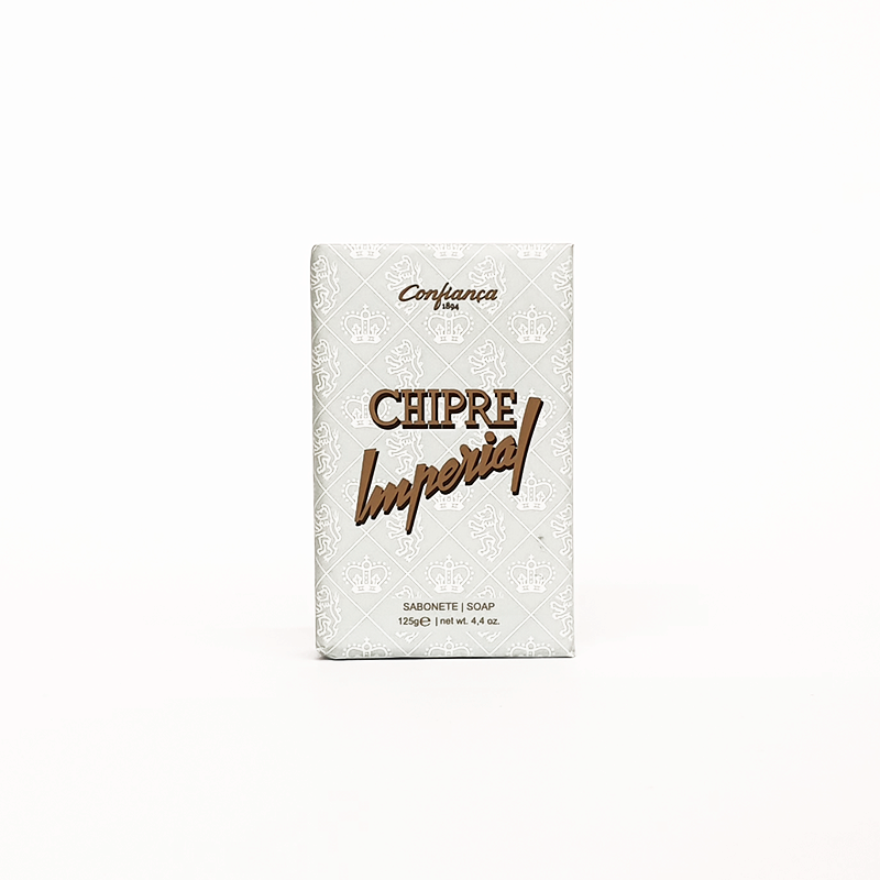 Confiança Chipre Imperial Vintage-Seife 125g – Mit Eukalyptus, Gewürz, Orange & Lavendel Duft